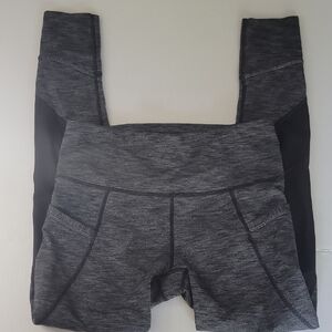 Athleta Charcoal and Black Leggings
